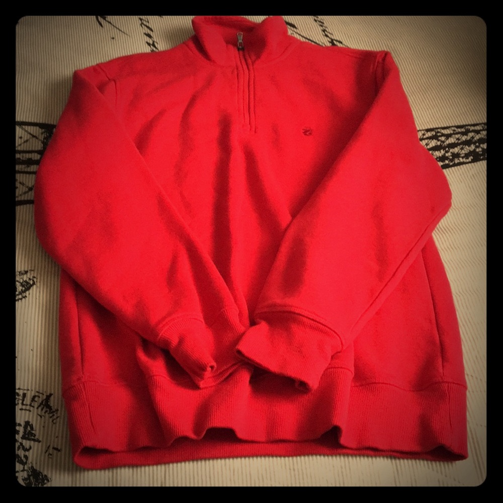 Red pull over from Izod sized medium